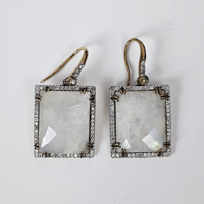 Square Faceted Moonstone