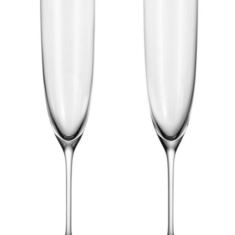 S2 Tiffany & Co Champagne Flutes
Clear
Size: 2.5x9.5H