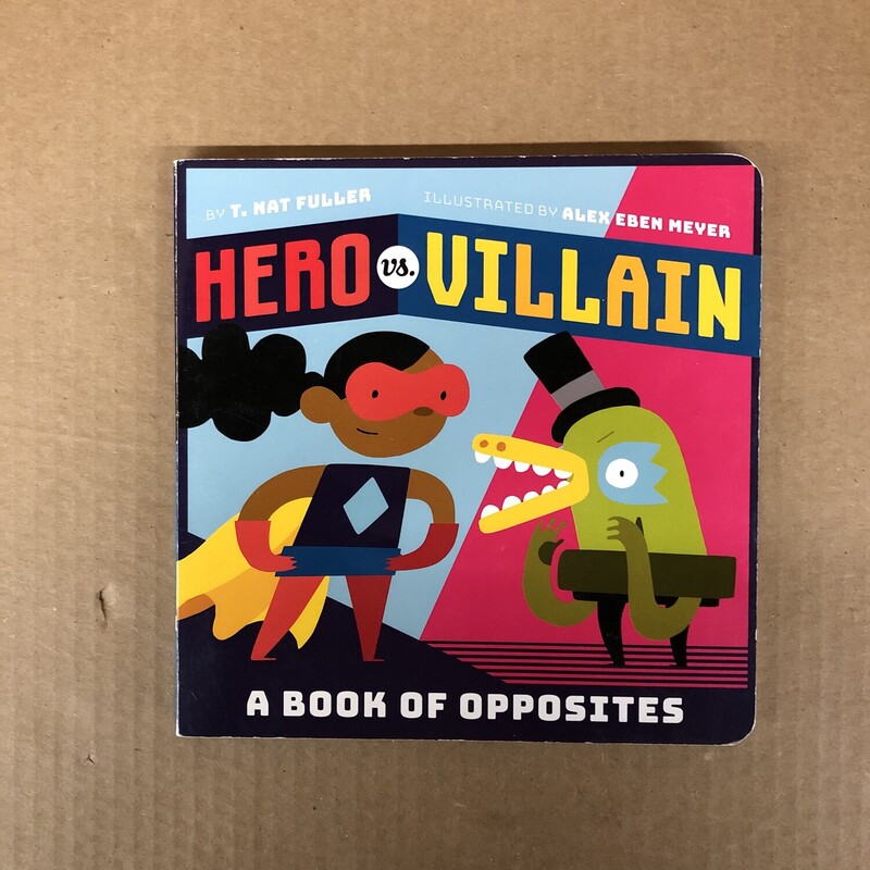 Hero Vs Villain, Size: Board, Item: Book