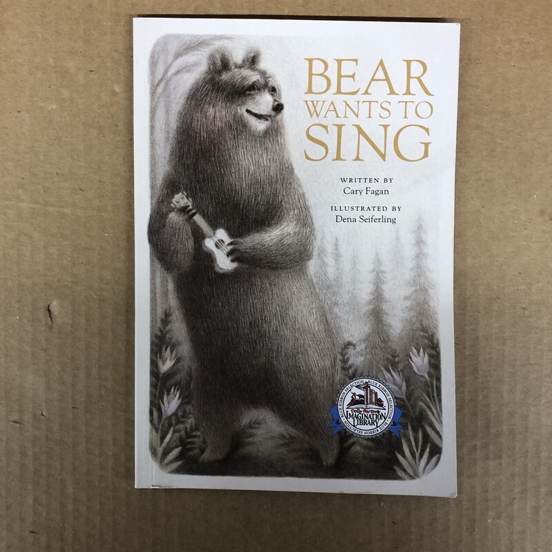 Bear Wants To Sing, Size: Back, Item: Paper