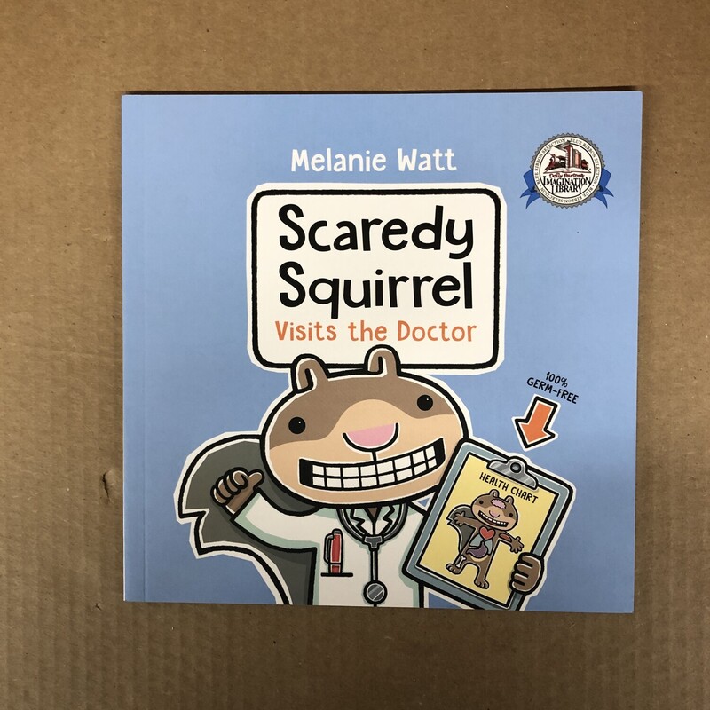 Scaredy Squirrel, Size: Back, Item: Paper