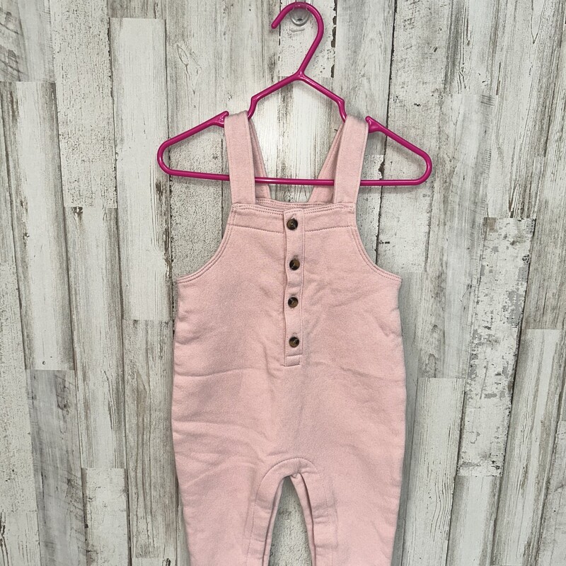 6/12M Mauve Button Romper