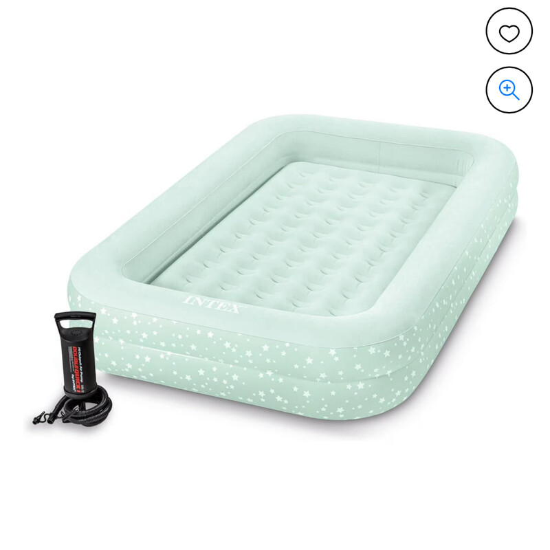 Intex Kidz  Inflatable Bed, Seafoam, Size: Pre-owned<br />
additional items not inlude in set - Electric Pump