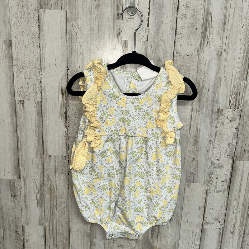 9M Yellow Floral Bubble