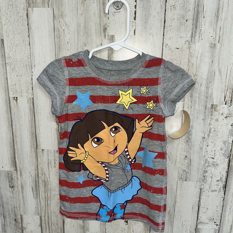 4T Grey Dora Tee