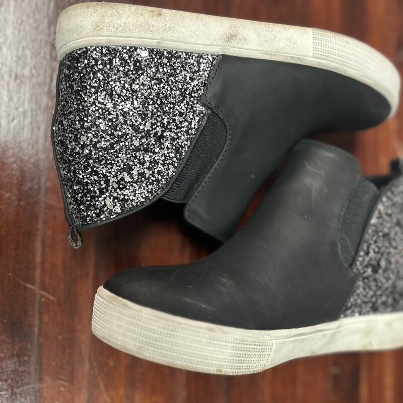 Y3 Black Glitter Wedge Sn