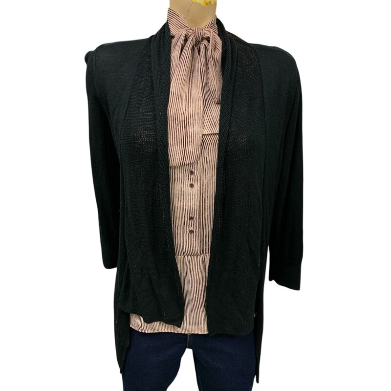 Reitmans Cardigan, Black, Size: S