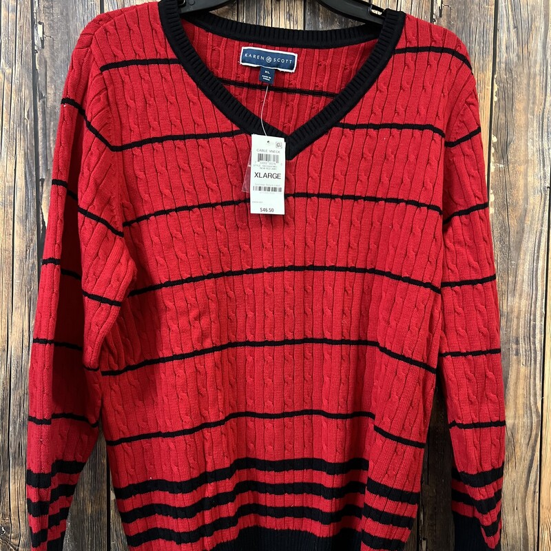 Nwt Red/black Sweater