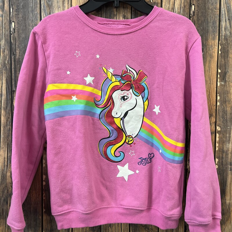 Pink Unicorn Sweatshirt, Size: 10/12