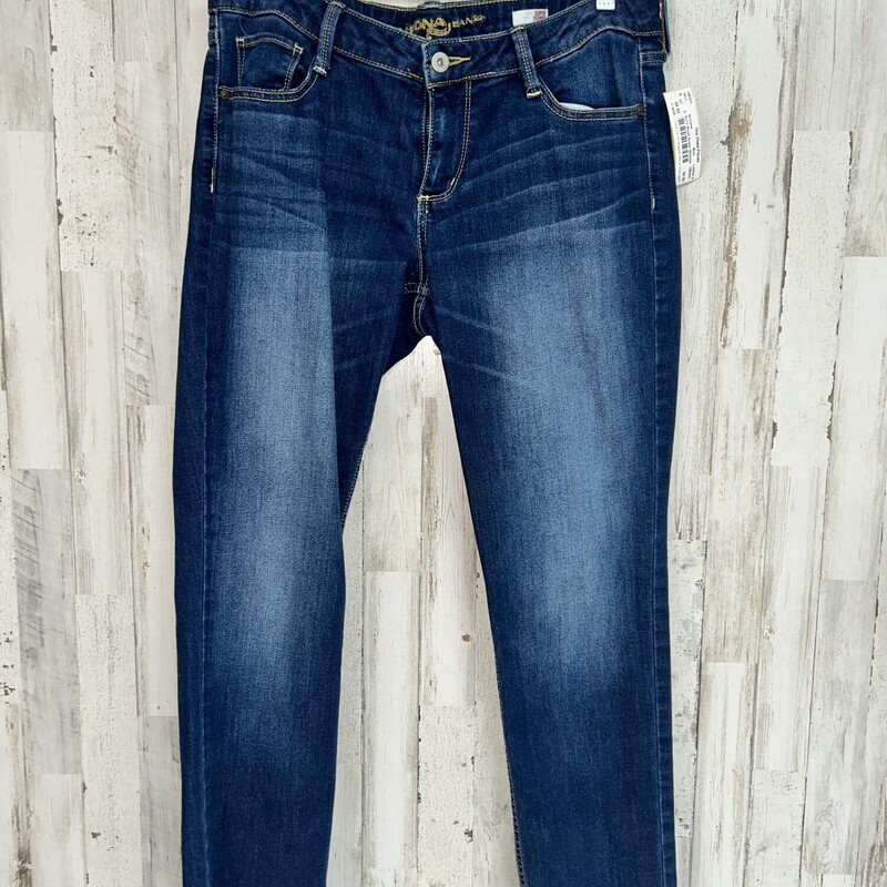 Sz13 Short Super Skinnies, Blue, Size: Ladies XL