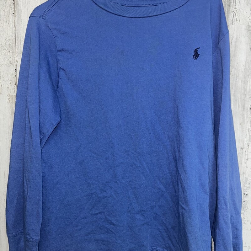 7 Blue Logo Longsleeve