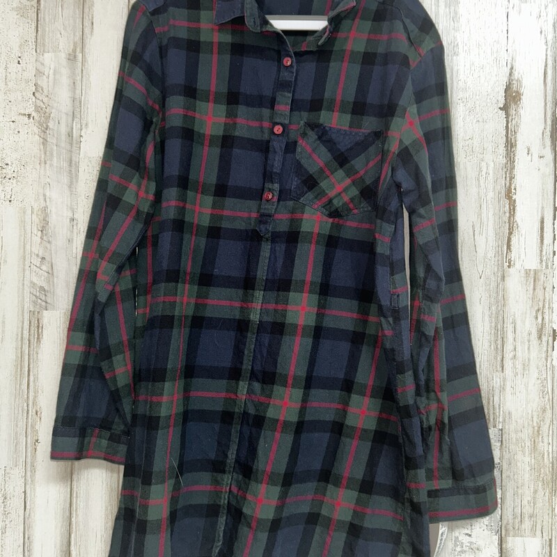 13/14 Green Flannel Dress