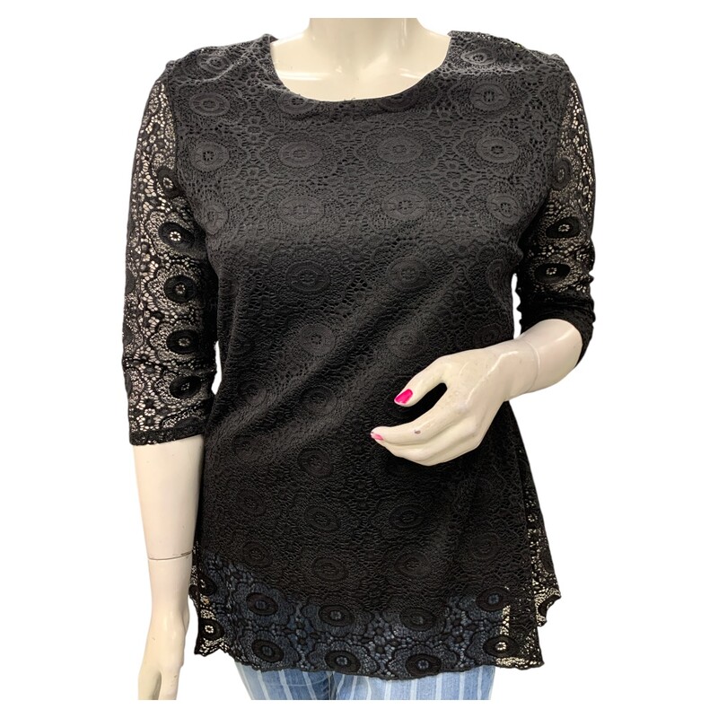 Vamp Lace, Black, Size: XL