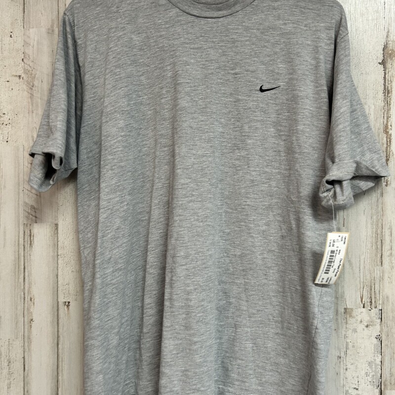 M Grey Logo Tee, Grey, Size: Ladies M