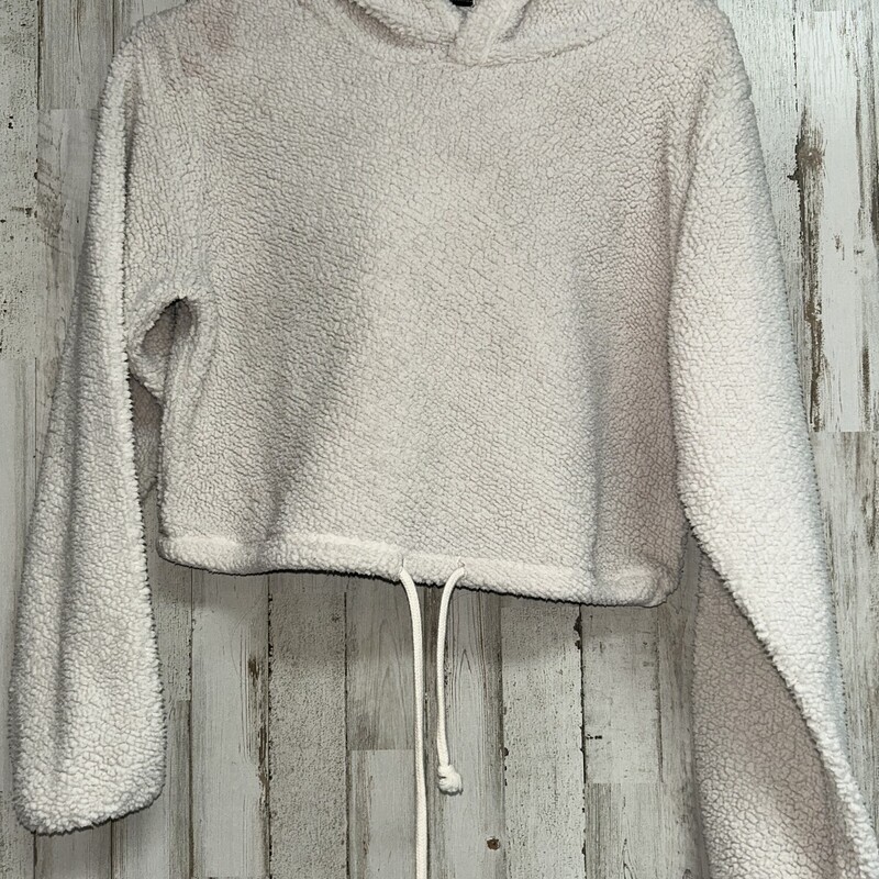 S Sherpa Crop Hoodie