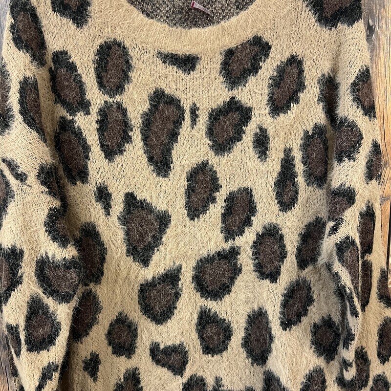 Animal Print  Sweater, Size: S/m