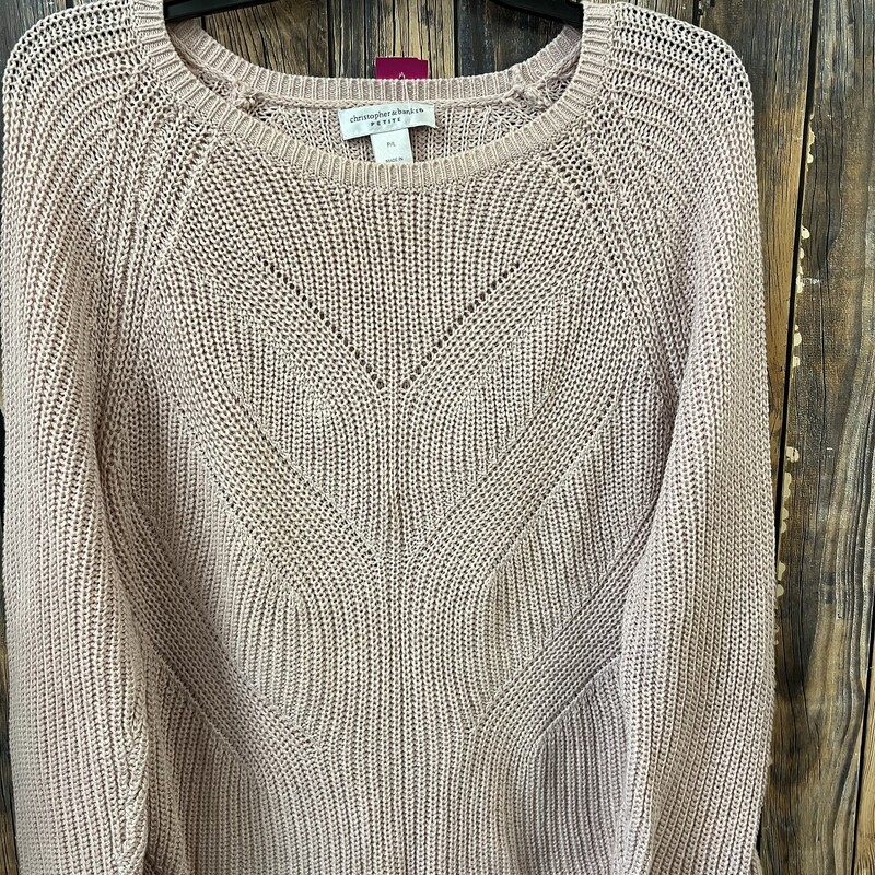 Peach Sweater, Size: Large