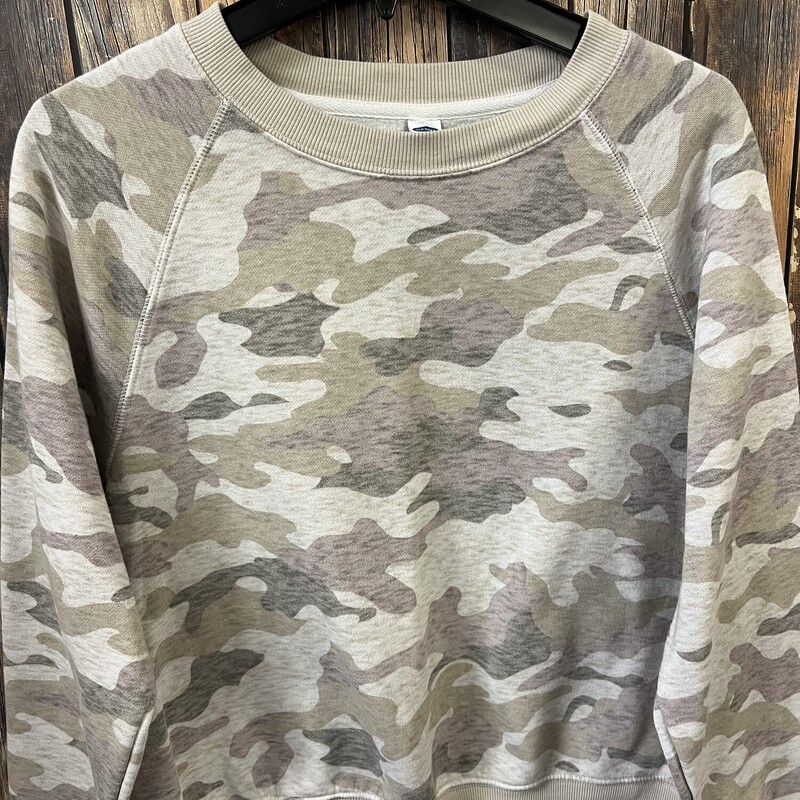 Camo Sweatshirt, Size: Med