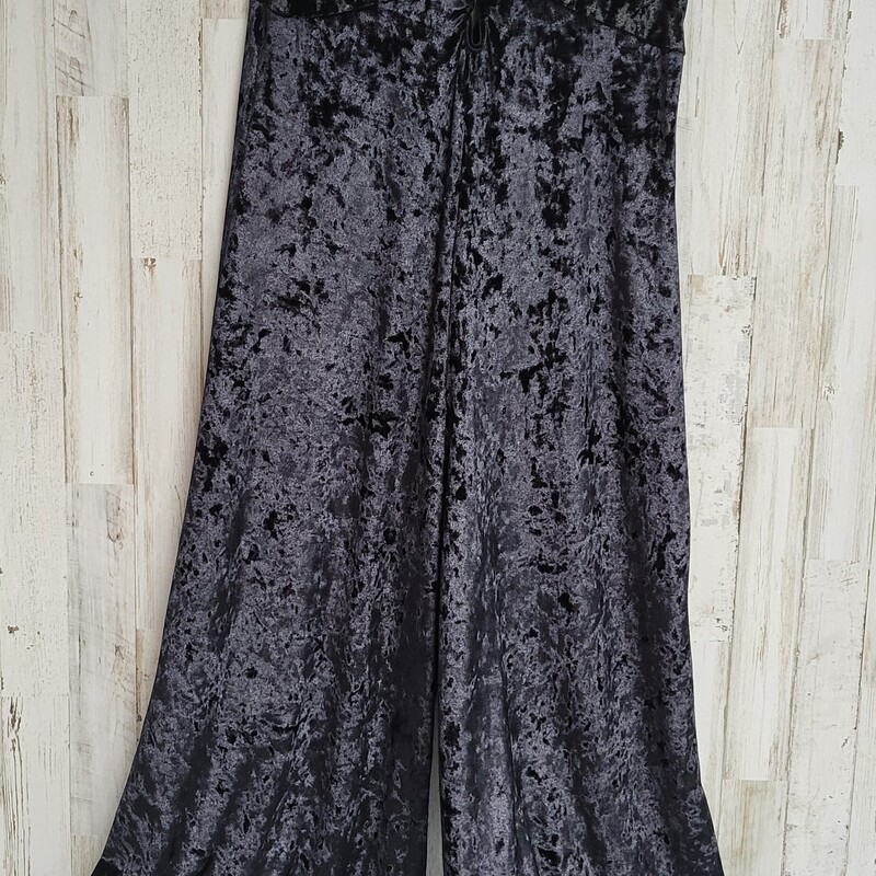 L Black Velvet Jumpsuit