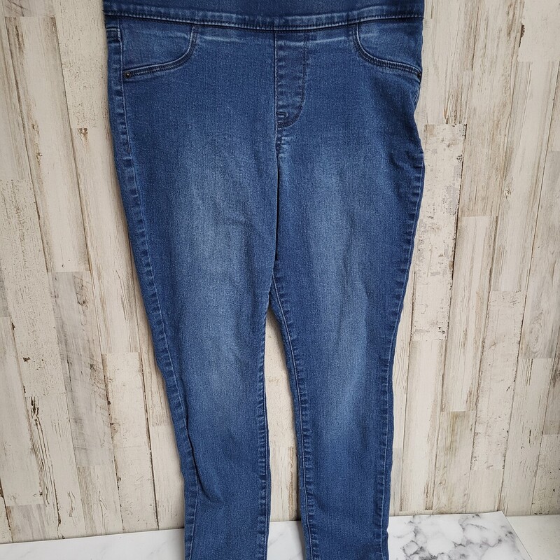 Sz6 Pull On Denim Jegging, Blue, Size: Ladies M