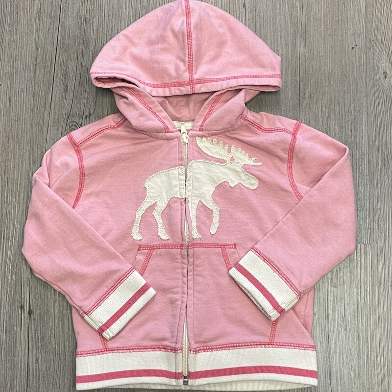 Little Blue House Hoodie, Pink, Size: 2Y