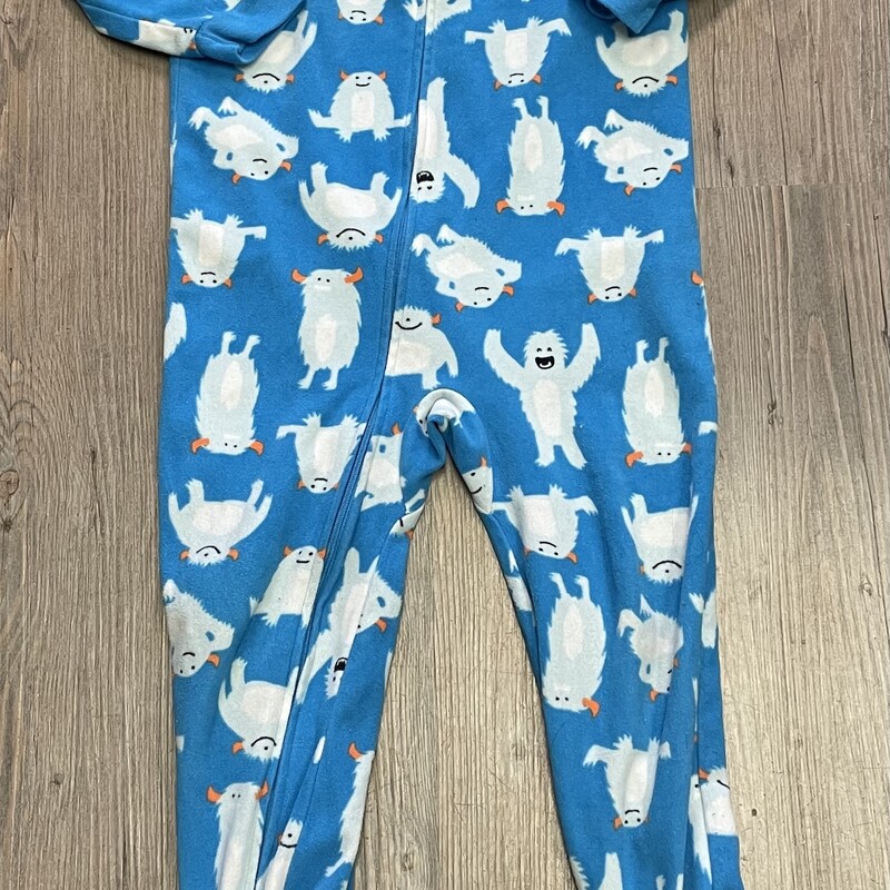 Carters Pj Onesie, Blue, Size: 4Y