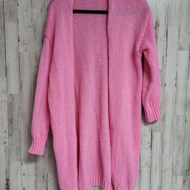 2X Pink Knit Cardigan