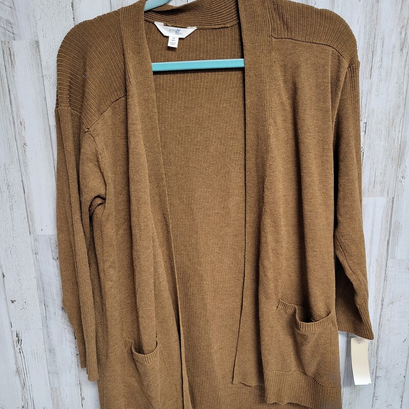 0X Tan Knit Cardigan