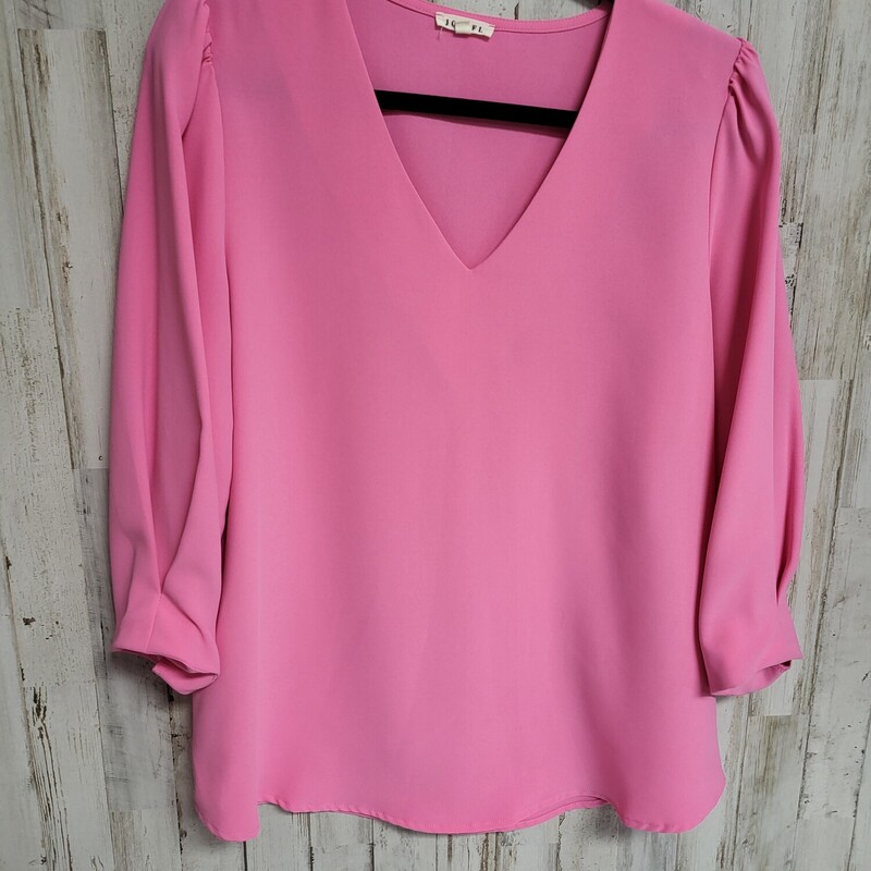 S Pink V Cut Top