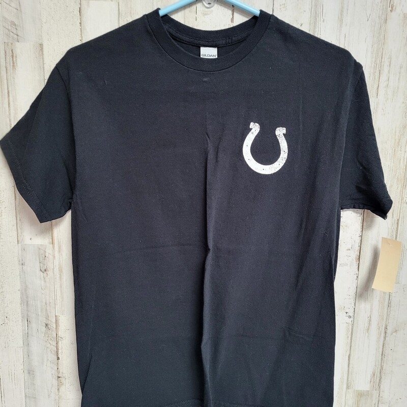 M Soso Colts Tee, Black, Size: Ladies M