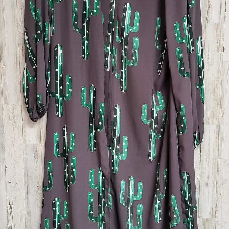 M Grey Cactus Kimono