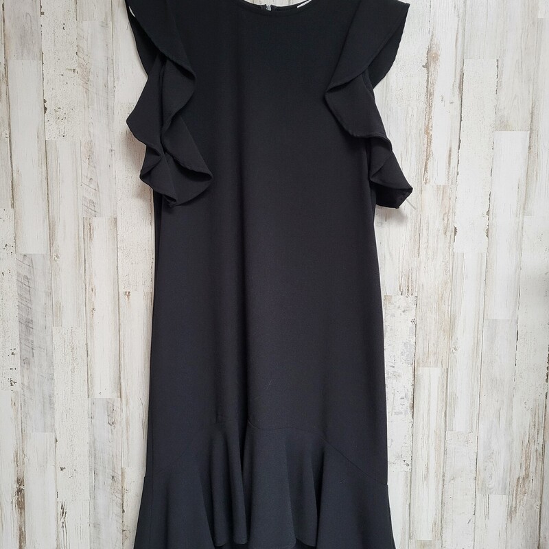 M Black Ruffle Dress