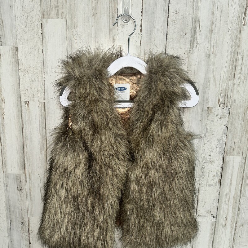 5T Brown Fur Vest