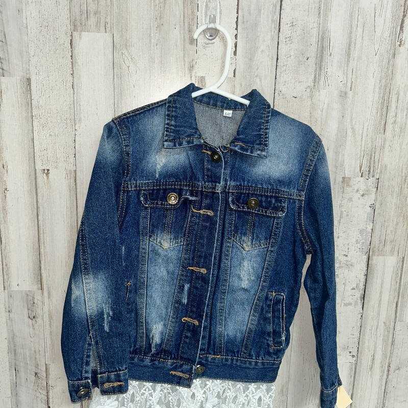 6/8T Denim Lace Jacket