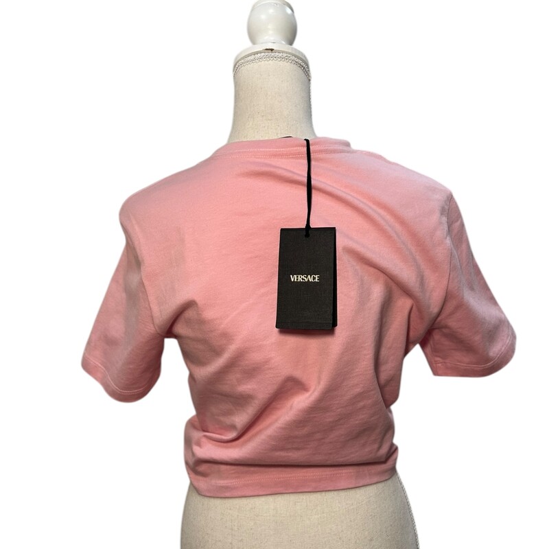 Versace Safety Pin Pink Shirt<br />
<br />
New With Tags<br />
<br />
Size 40