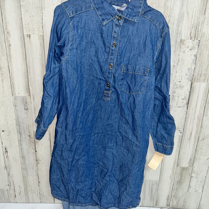 8 Denim Button Dress