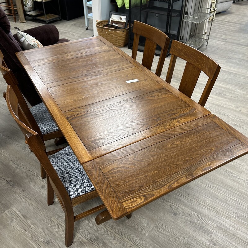 Walnut Kitchen Table 4cha