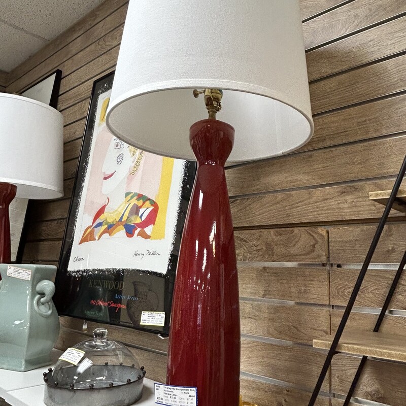 Red Base Lamps