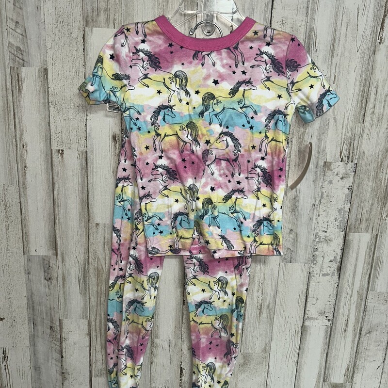 4T Pink Unicorn Pj Set