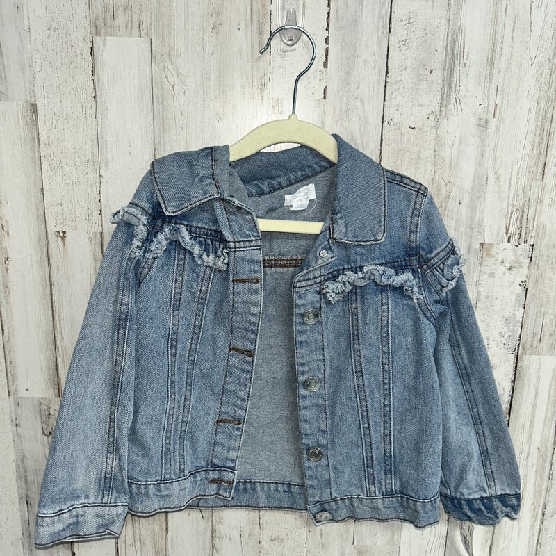 4/5 Fray Denim Jacket