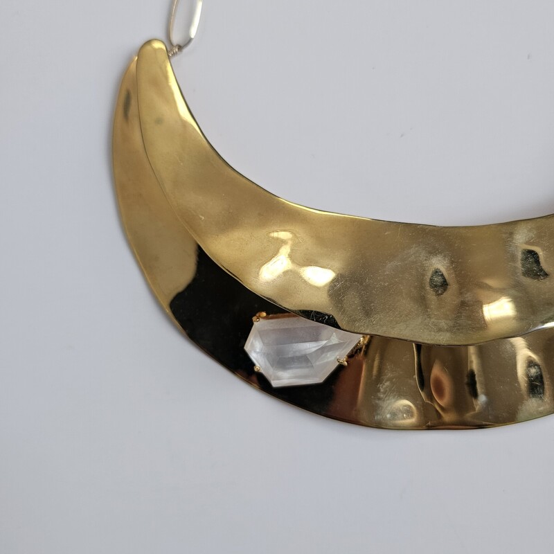 Alexis Bittar Hammered, Gold, Size: Bib