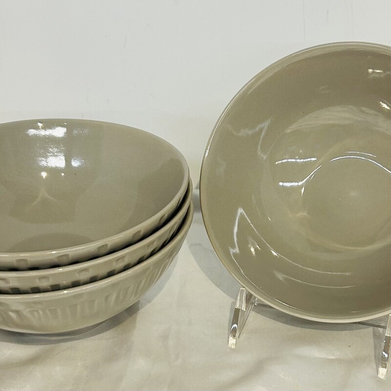 Set of 4 Sango Contempo Gray Bowls
Gray
Size: 7 x 3H