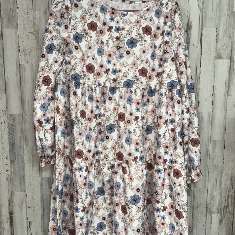 XL White Floral Print Dre