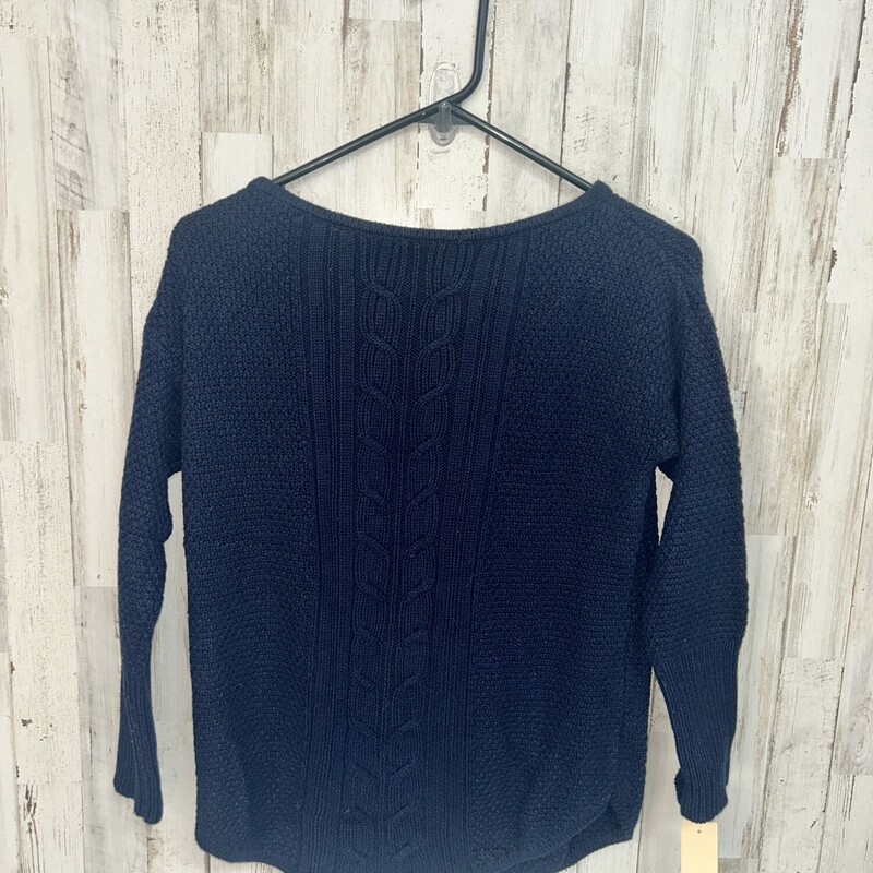 S Navy Knit Sweater