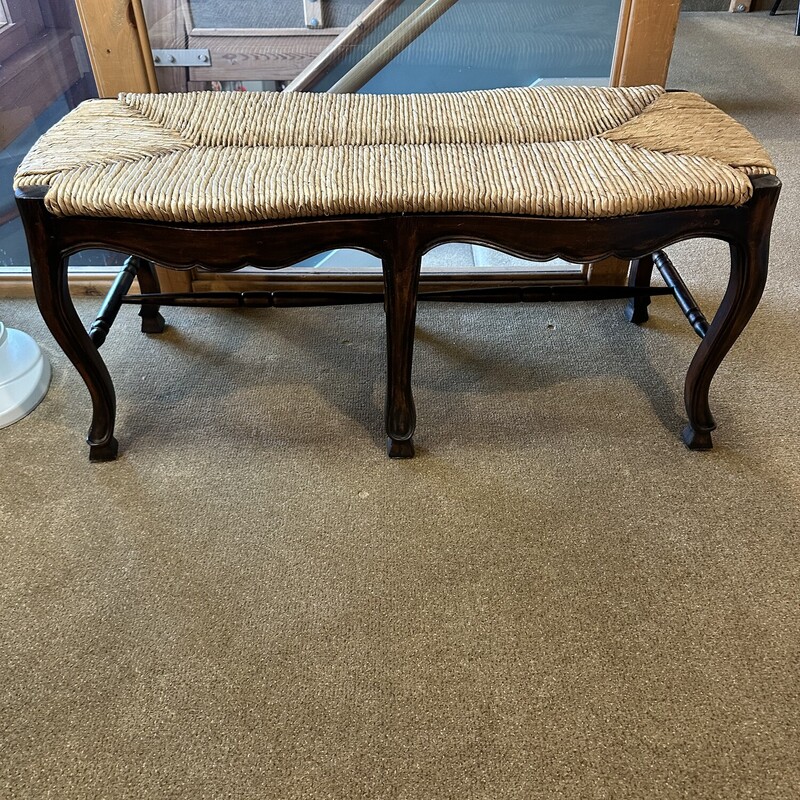 Ratan/Wood Bench