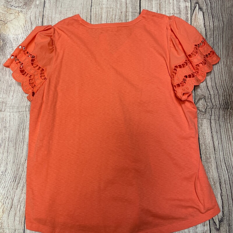 Chicos Top, Coral, Size: XL