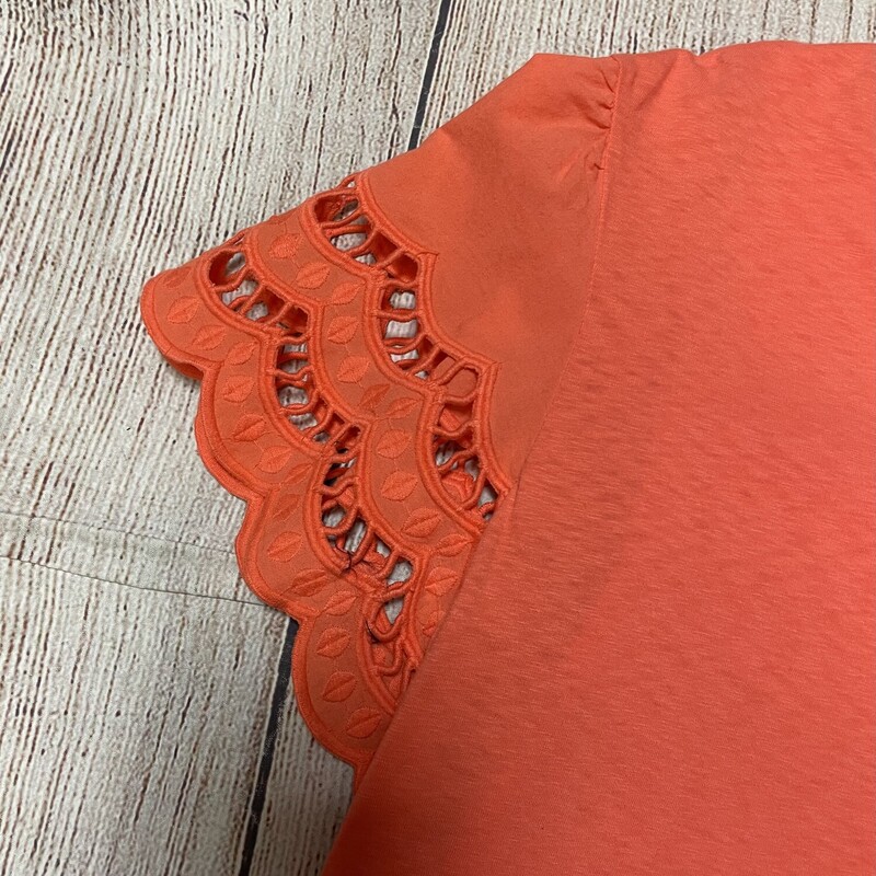 Chicos Top, Coral, Size: XL