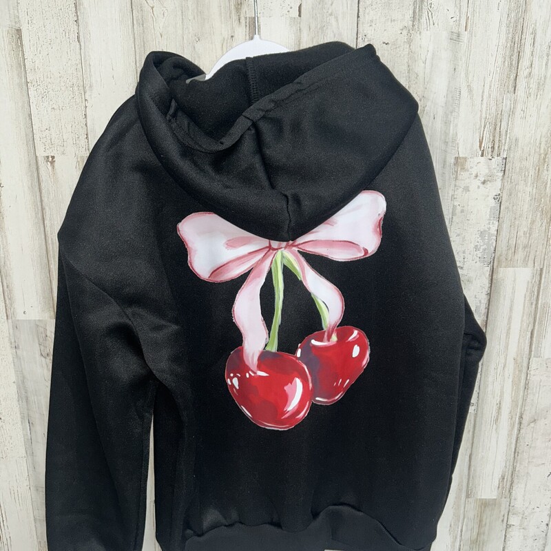 12 Black Cherry Hoodie, Black, Size: Girl 10 Up