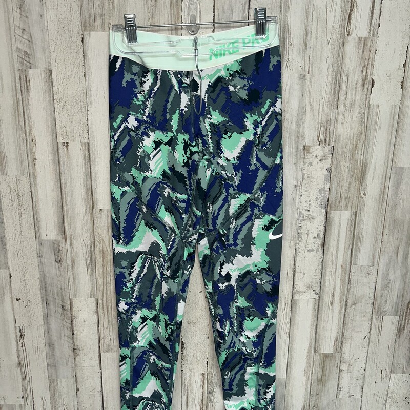 14/16 Green Print Legging