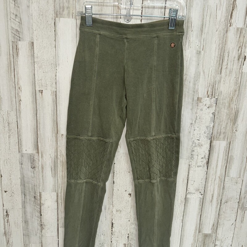 8 Olive Quilted Knee Legg